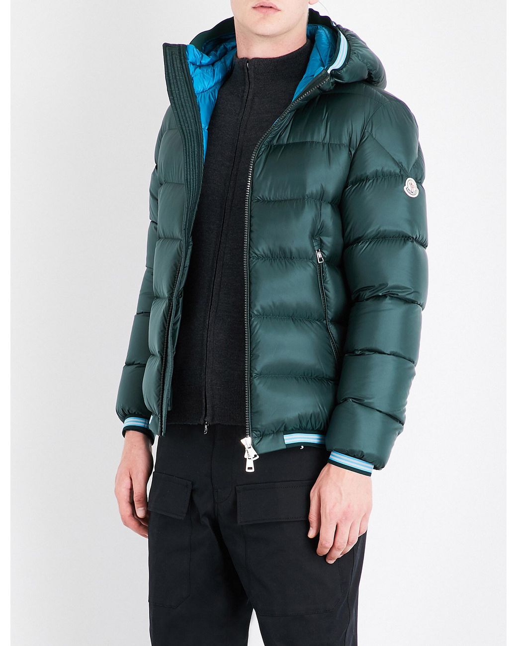 Moncler Jeanbart Quilted Shell Jacket in Green for Men | Lyst UK