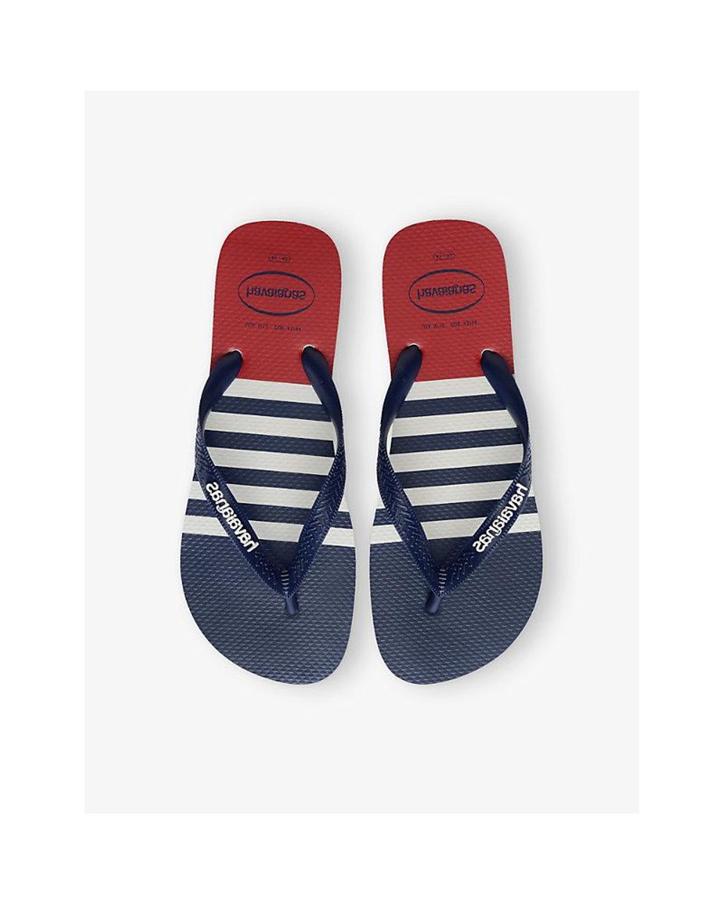 Havaianas Blue Top Nautical Rubber Flip-Flops