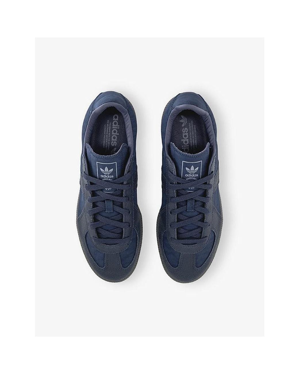 Adidas Blue Bw Army Leather Trainers for men