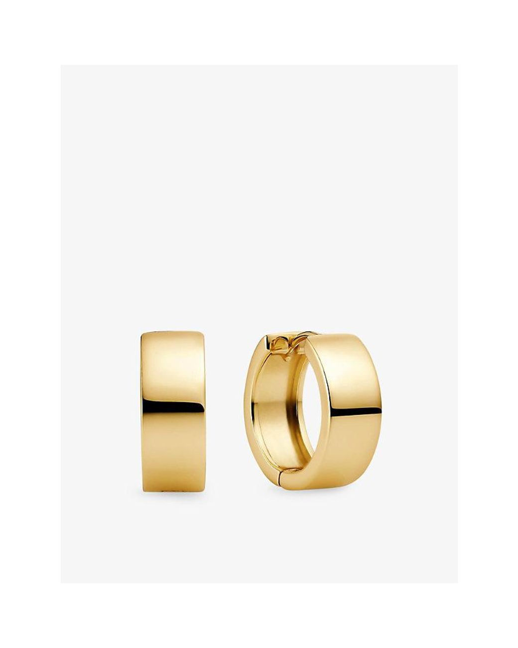 Sif Jakobs Metallic Como 18Ct-Plated Sterling Hoop Earrings