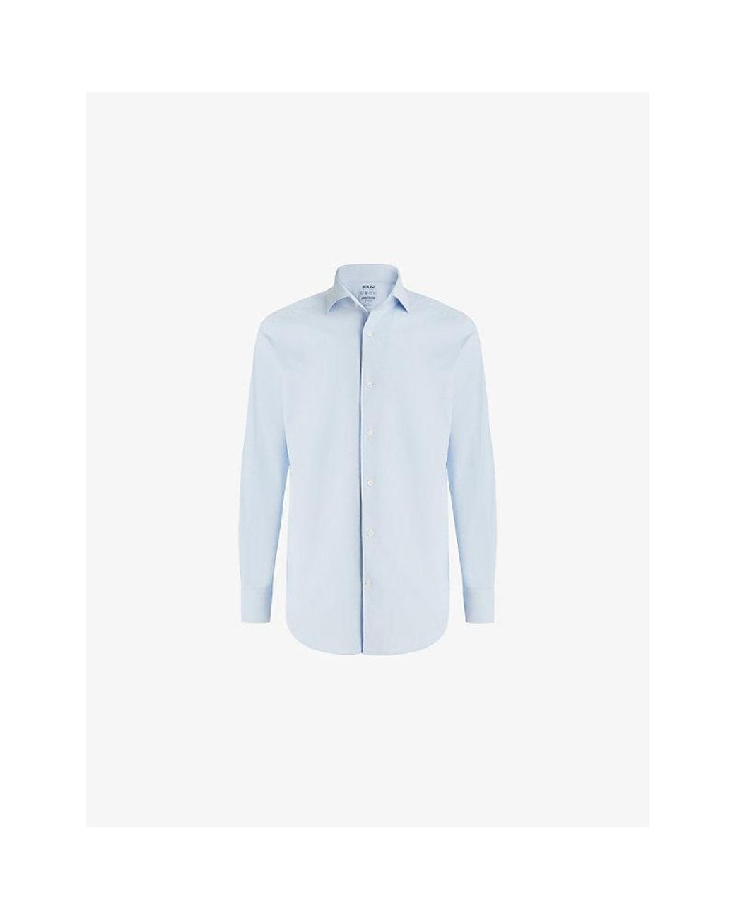 Boggi Blue Regular-Fit Japanese Jersey Polo Shirt for men