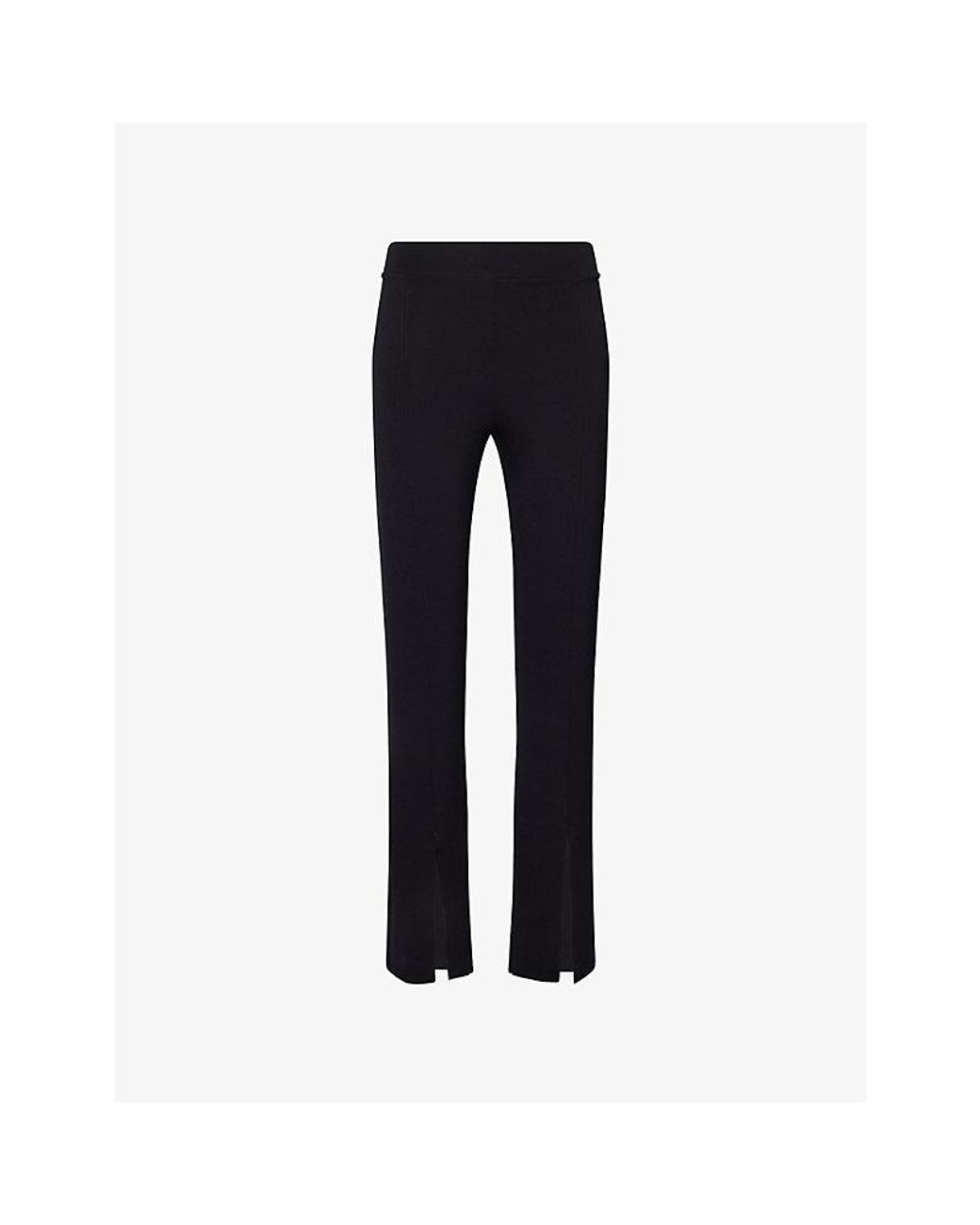 Commando Blue Neoprene Split-Front Jersey Trousers