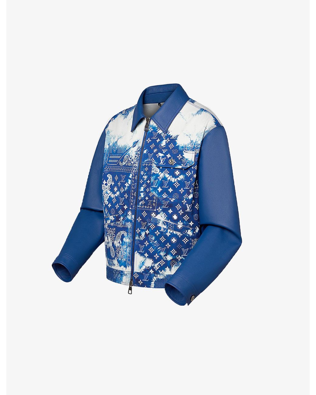 Louis Vuitton Blue Monogram Bandana Sweater