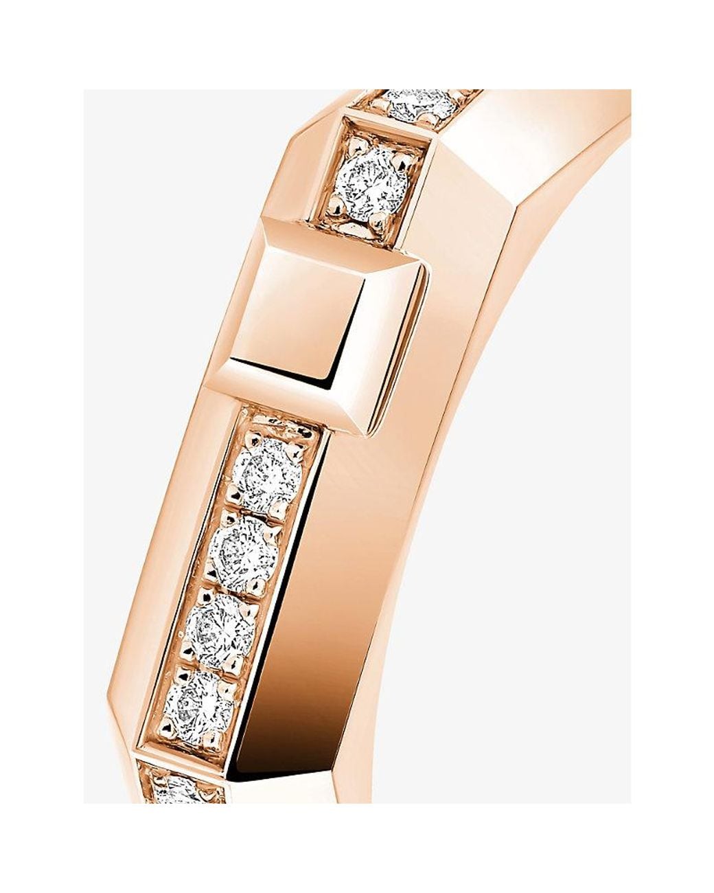 Messika White Moderniste 18Ct And 0.15Ct Diamond Ring