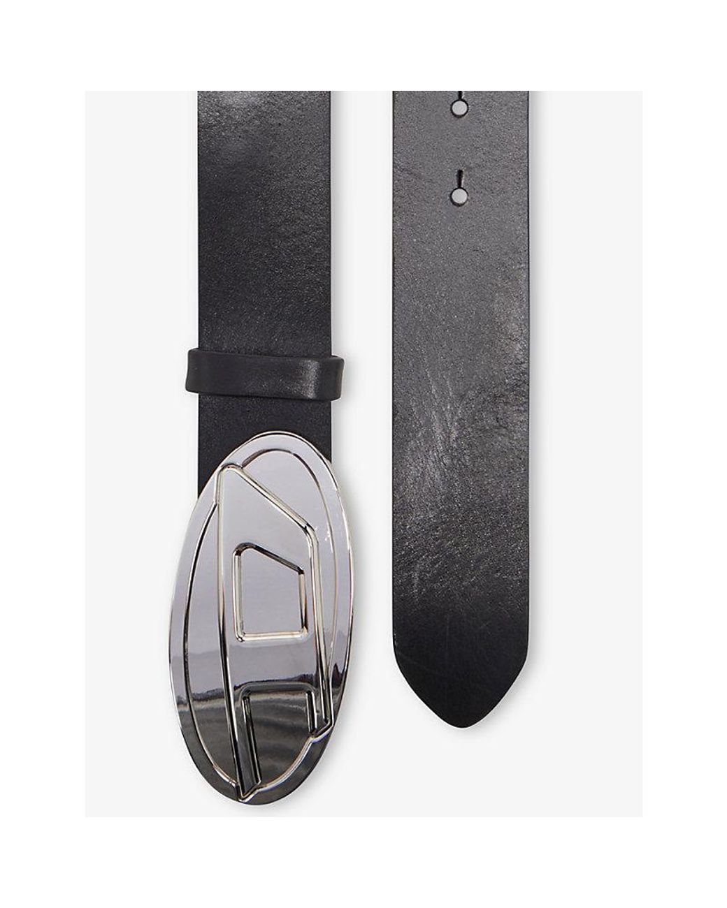 DIESEL White B 1Dr 2 0 Leather Belt