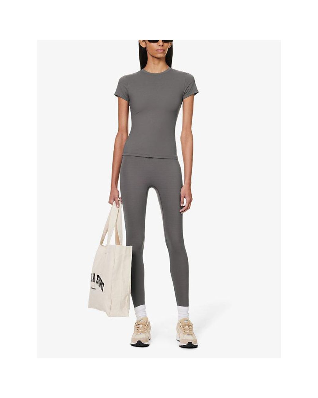 ADANOLA Gray Ultimate Wrap Leggings