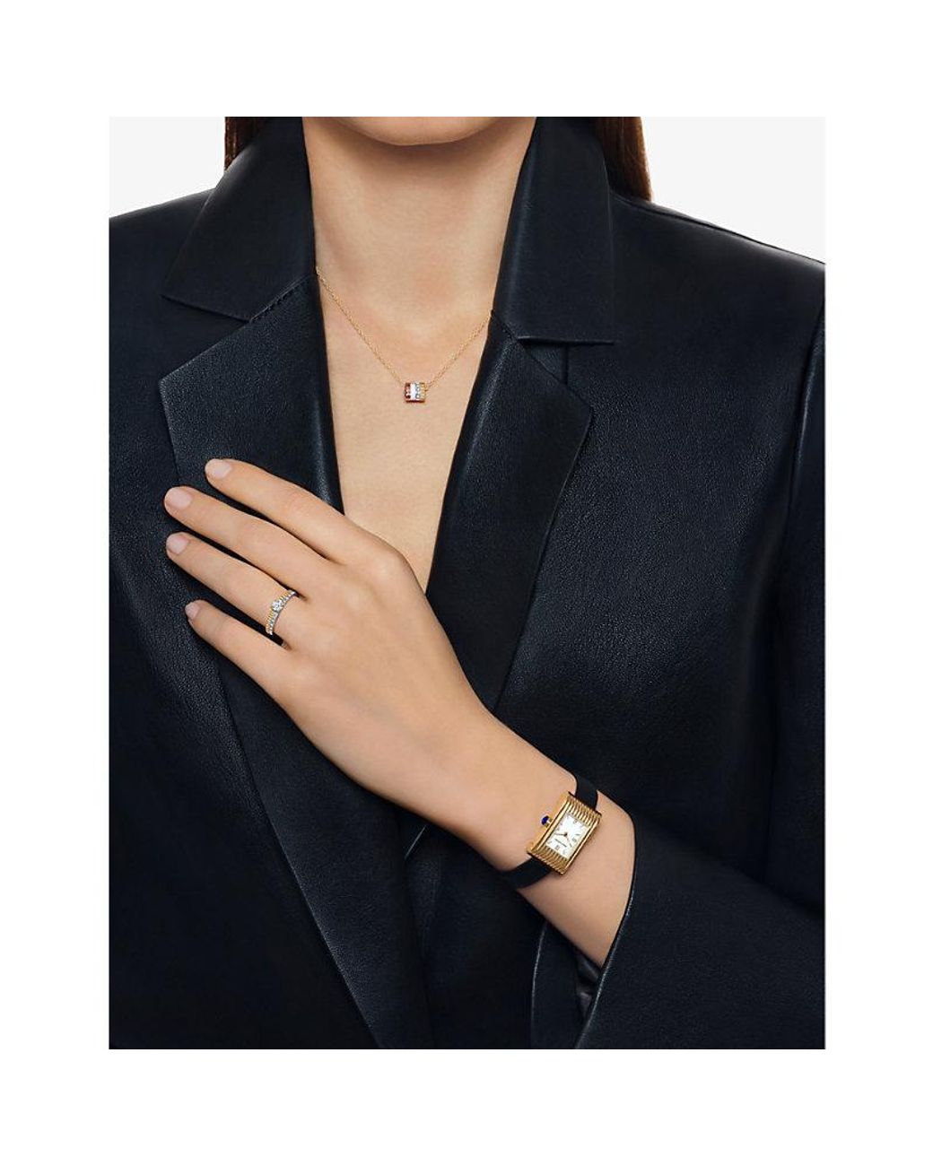 Boucheron Metallic Quatre Edition 18Ct, And Rose- Ceramic And 0.17Ct Diamond Pendant Necklace for men