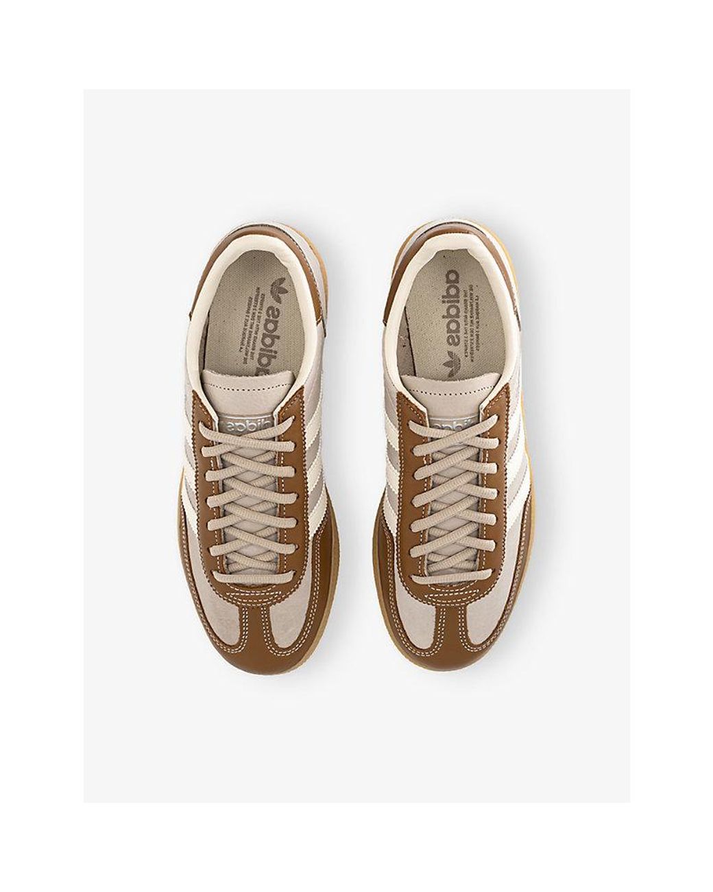 Adidas Natural Handball Spezial Leather And Suede Trainers for men