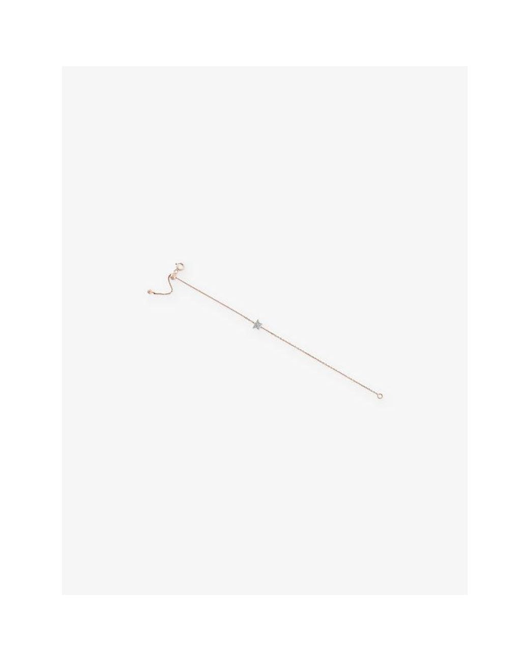Kismet by Milka Metallic Mini Comet 0.04Ct Diamond Chain Bracelet