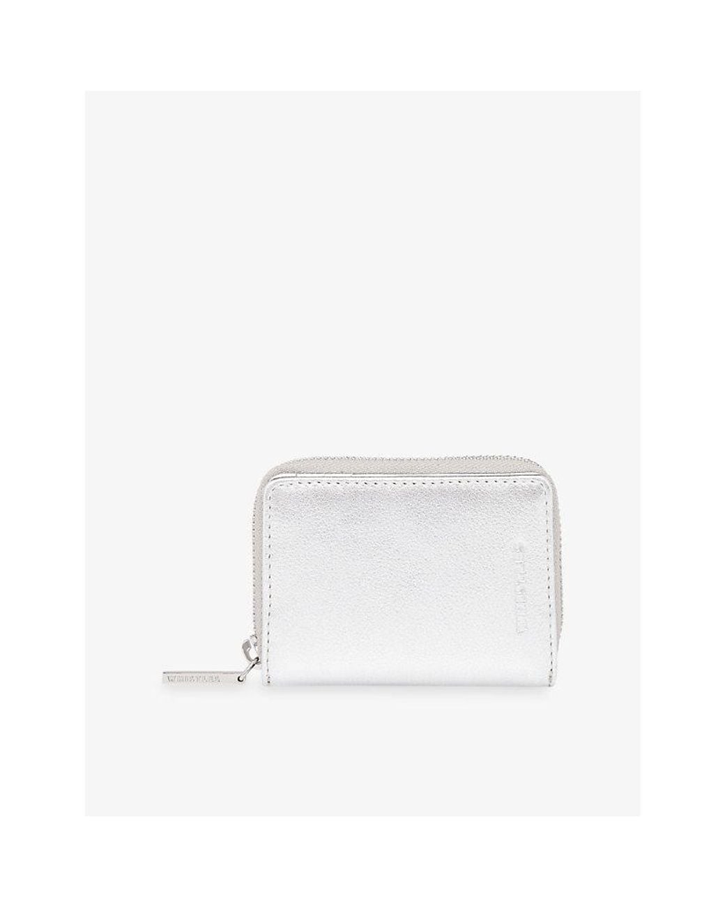 Whistles White Koa Compact Leather Purse