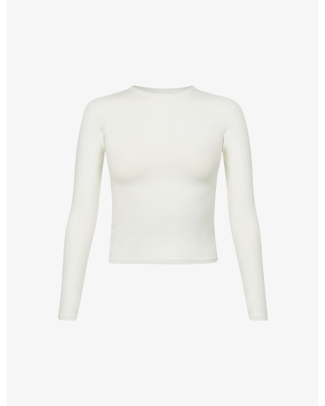 Skims Round-neck Long-sleeve Stretch 
