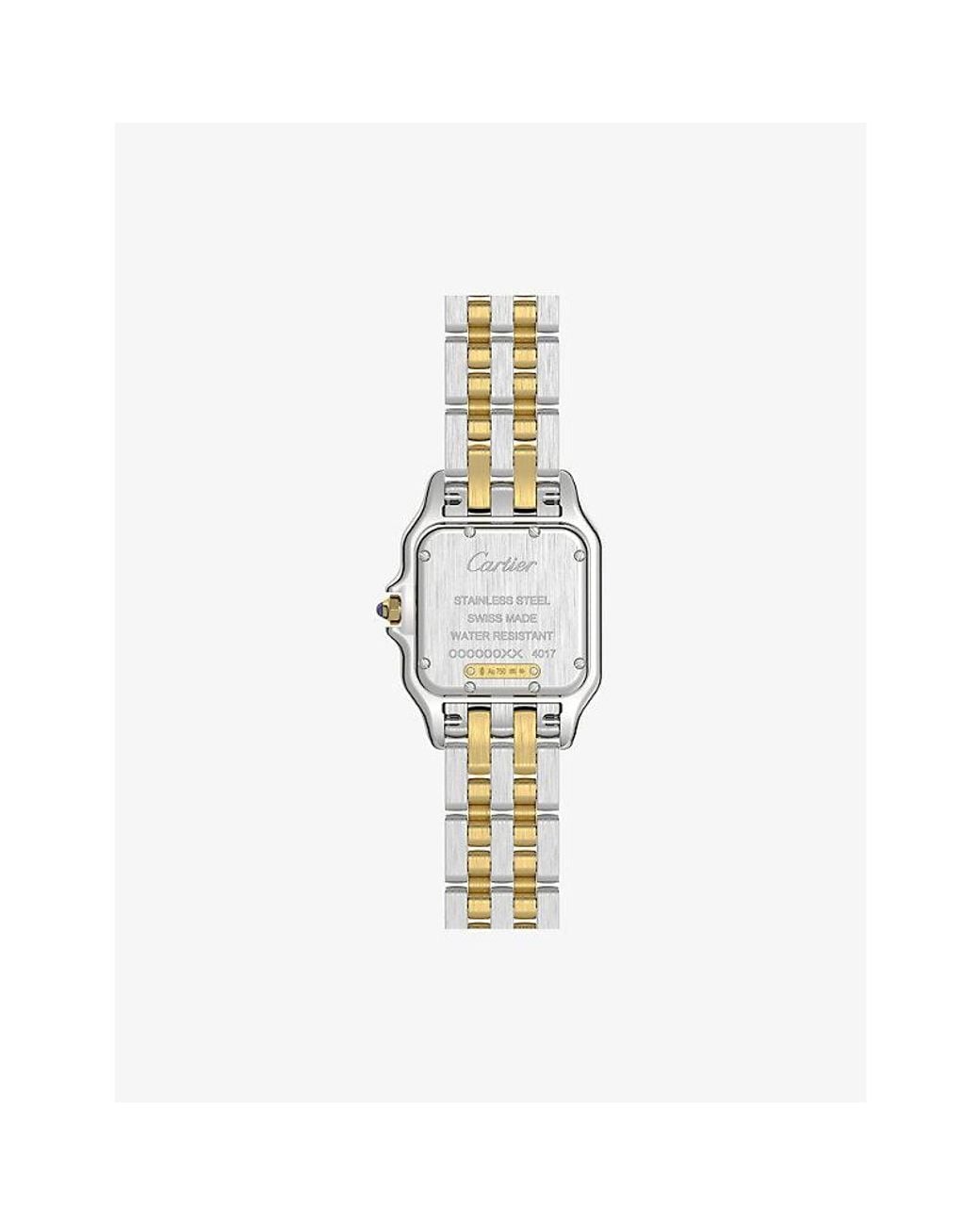 Cartier Metallic Crw2Pn0019 Panthère De Small 18Ct- And Steel Quartz Watch