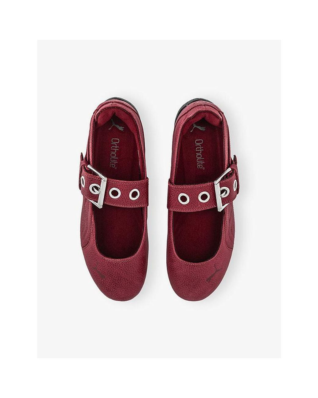 PUMA Red Speedcat Ballet Suede Trainers