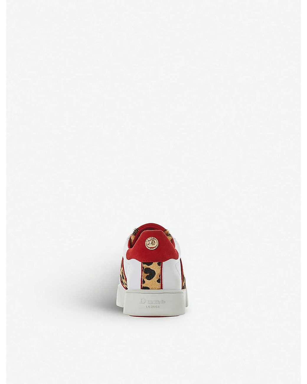 Dune elsie leopard trainers sale