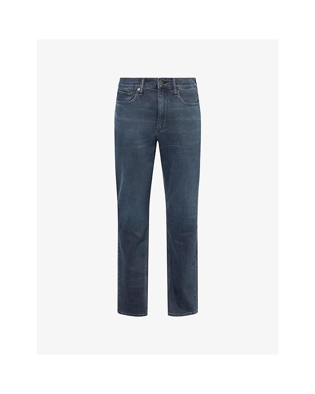 Rag & Bone Blue Fit 2 Authentic Slim-Fit Stretch-Denim Jeans for men