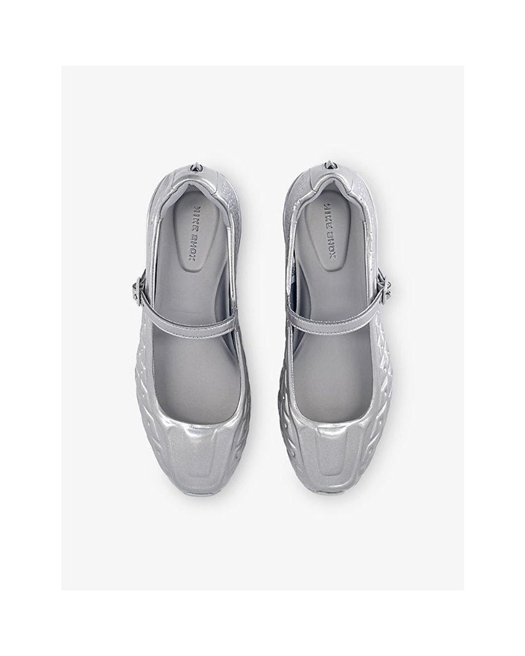 Nike White Shox Z Calistra Woven Mary-Jane Trainers