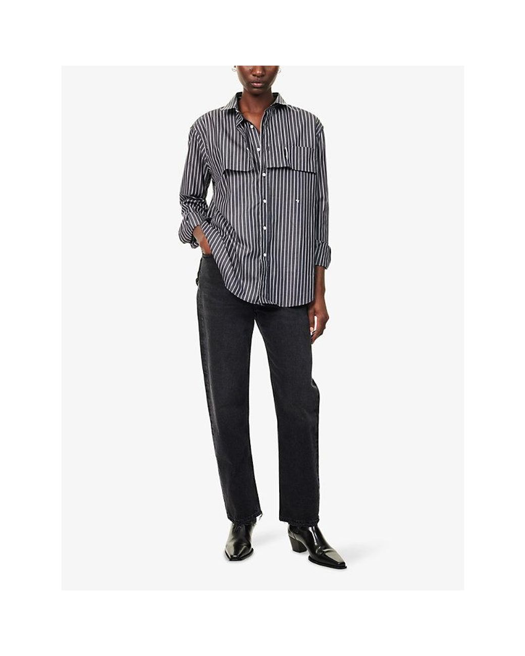 Agolde Blue 90's Mid-Rise Loose-Fit Denim Jeans