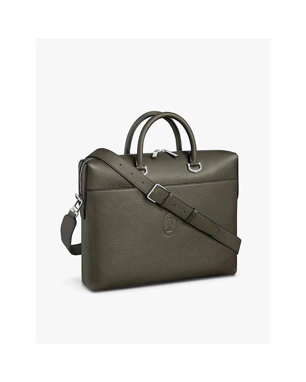 Cartier Green Must De Small Leather Document Holder for men