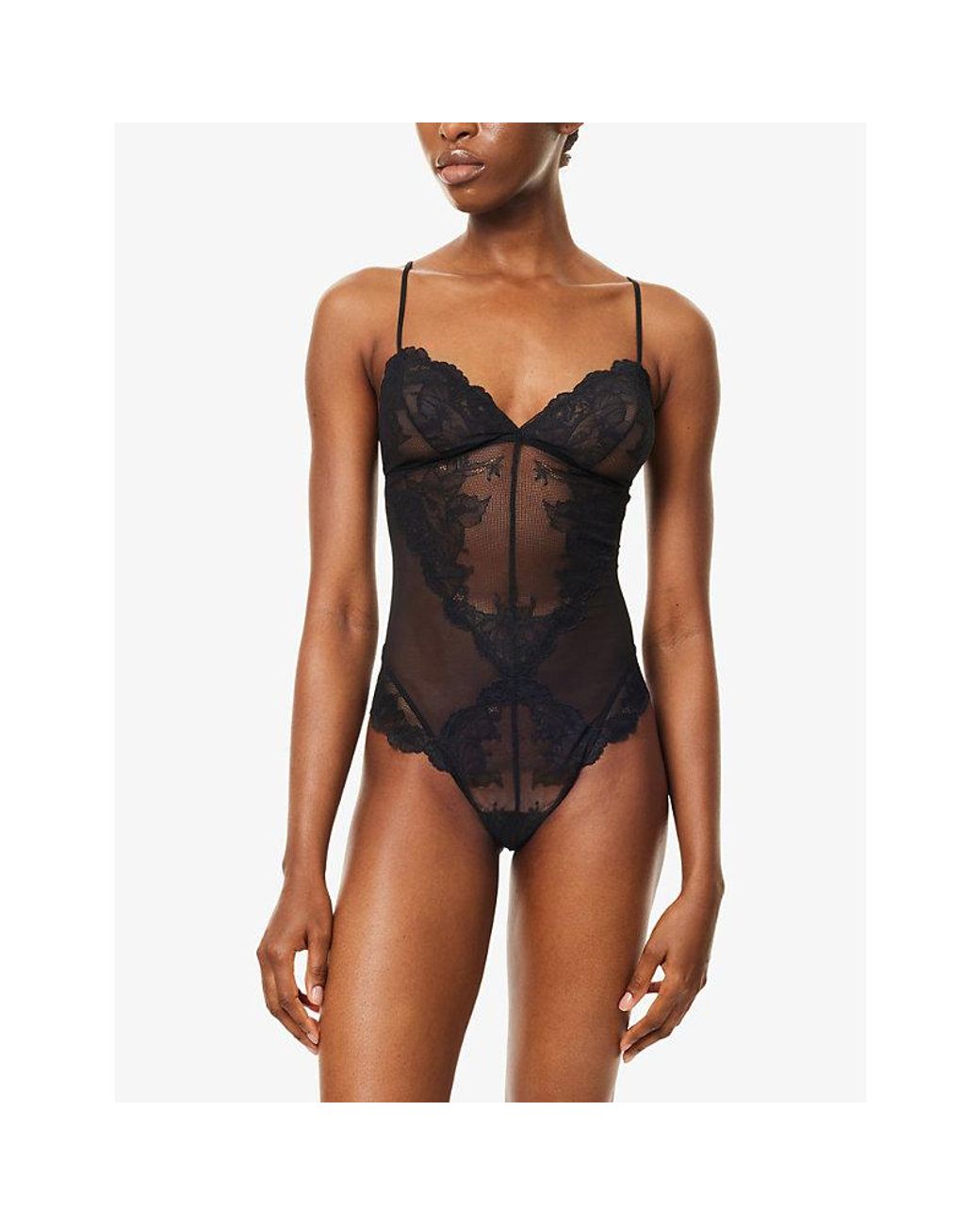 Wacoal Black Vivid Attraction Lace Body