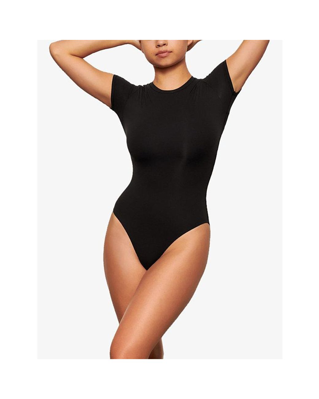Skims Black Fits Everybody Stretch-Woven Body