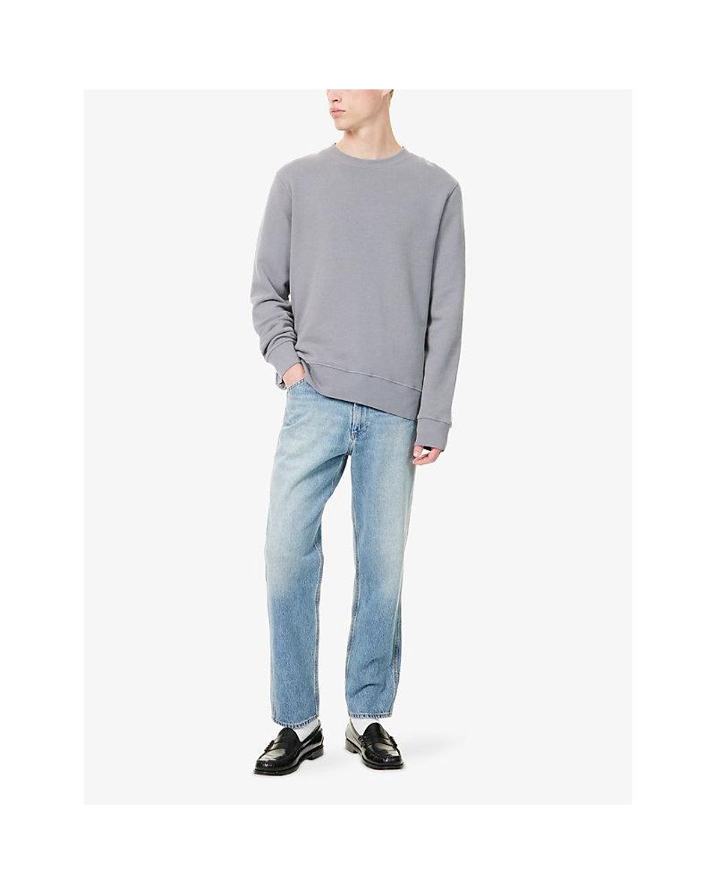 Citizens of Humanity Blue Carpenter Faded-Wash Denim Jeans for men