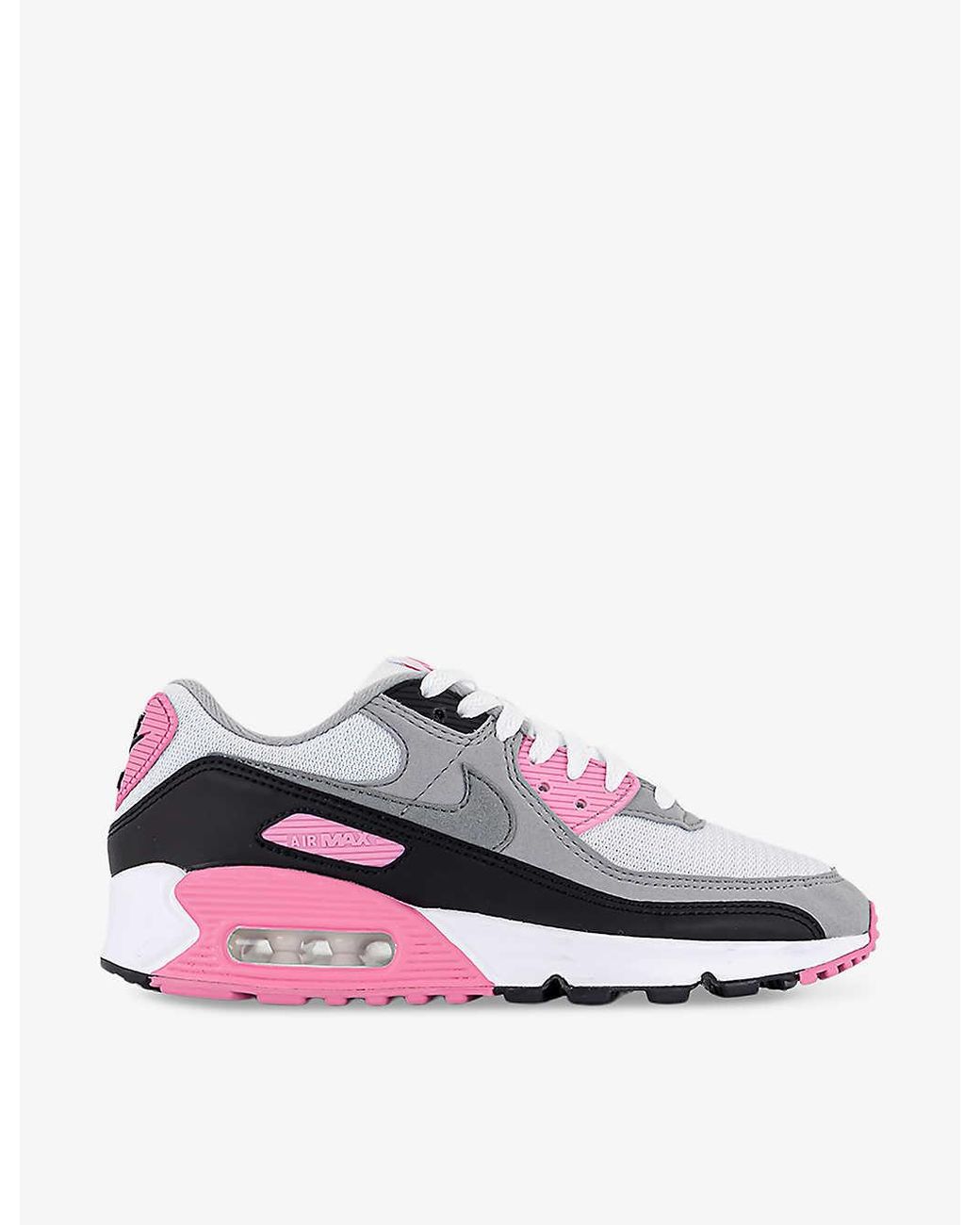 Nike Air Max 90 Padded collar Mesh Low top Trainers in White