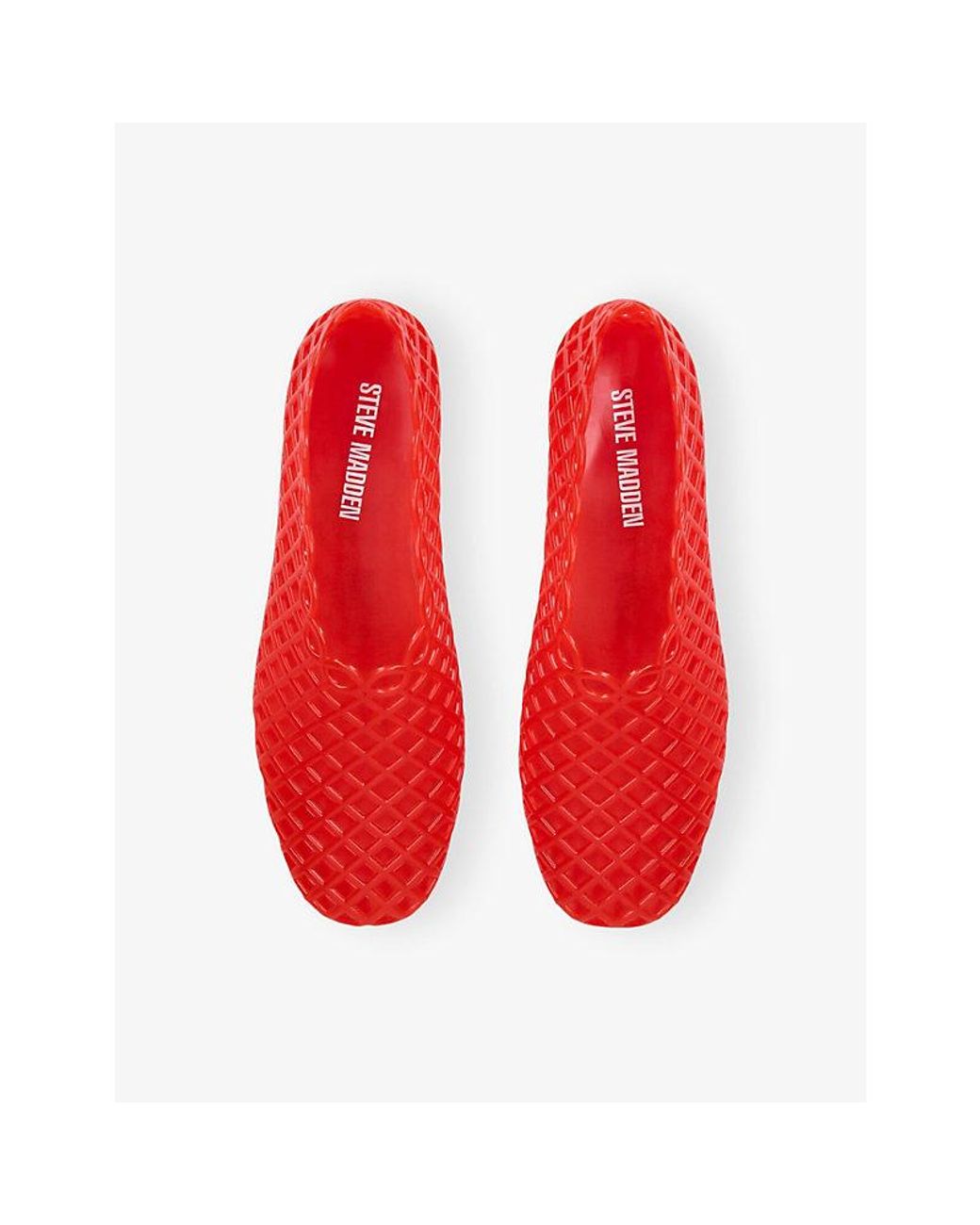 Steve Madden Red Grove 2 Woven Ballet Flats