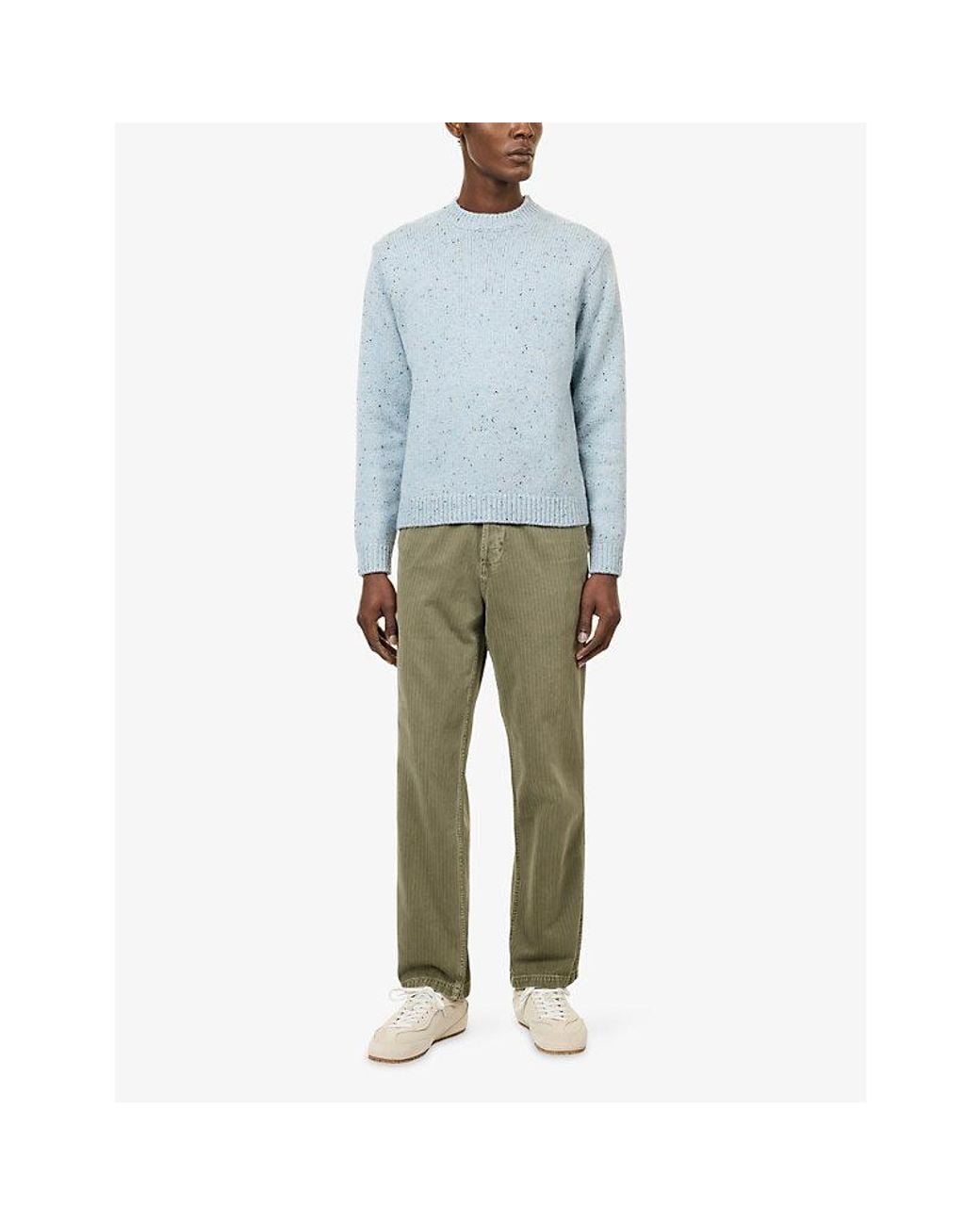 Citizens of Humanity Green Belgian Cotton Chino Trousers for men
