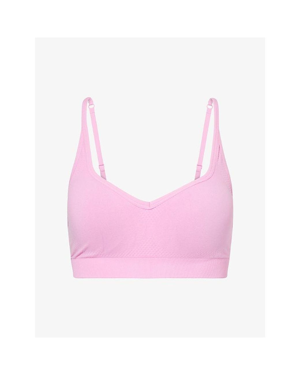 GYMSHARK Pink Vital Seamless Sports Bra