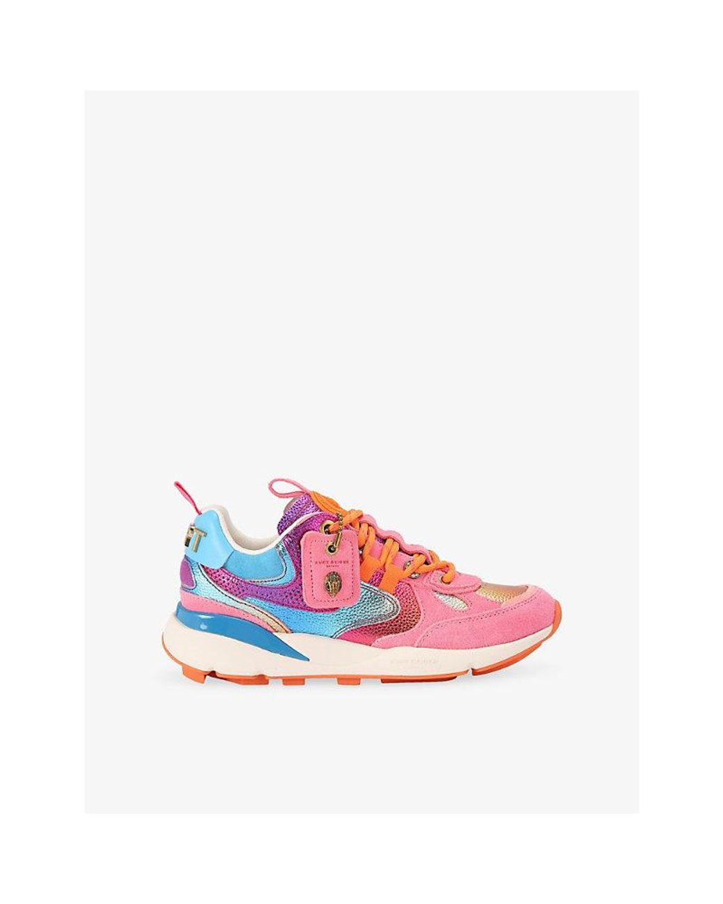 Kurt Geiger Blue Kurt Runner Suede Trainers