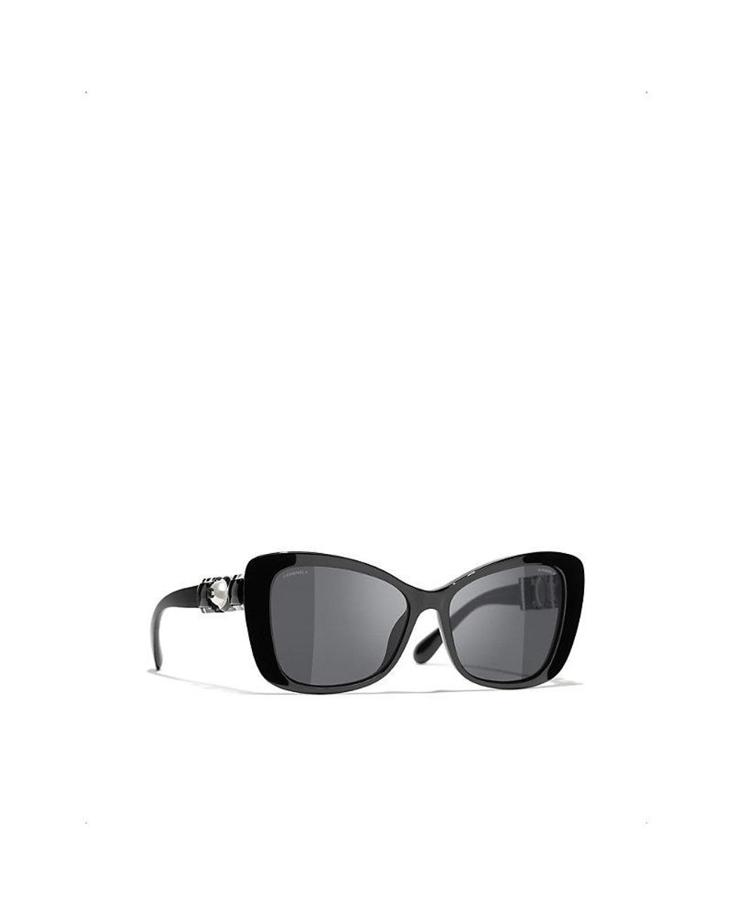 Chanel Butterfly Sunglasses in Black