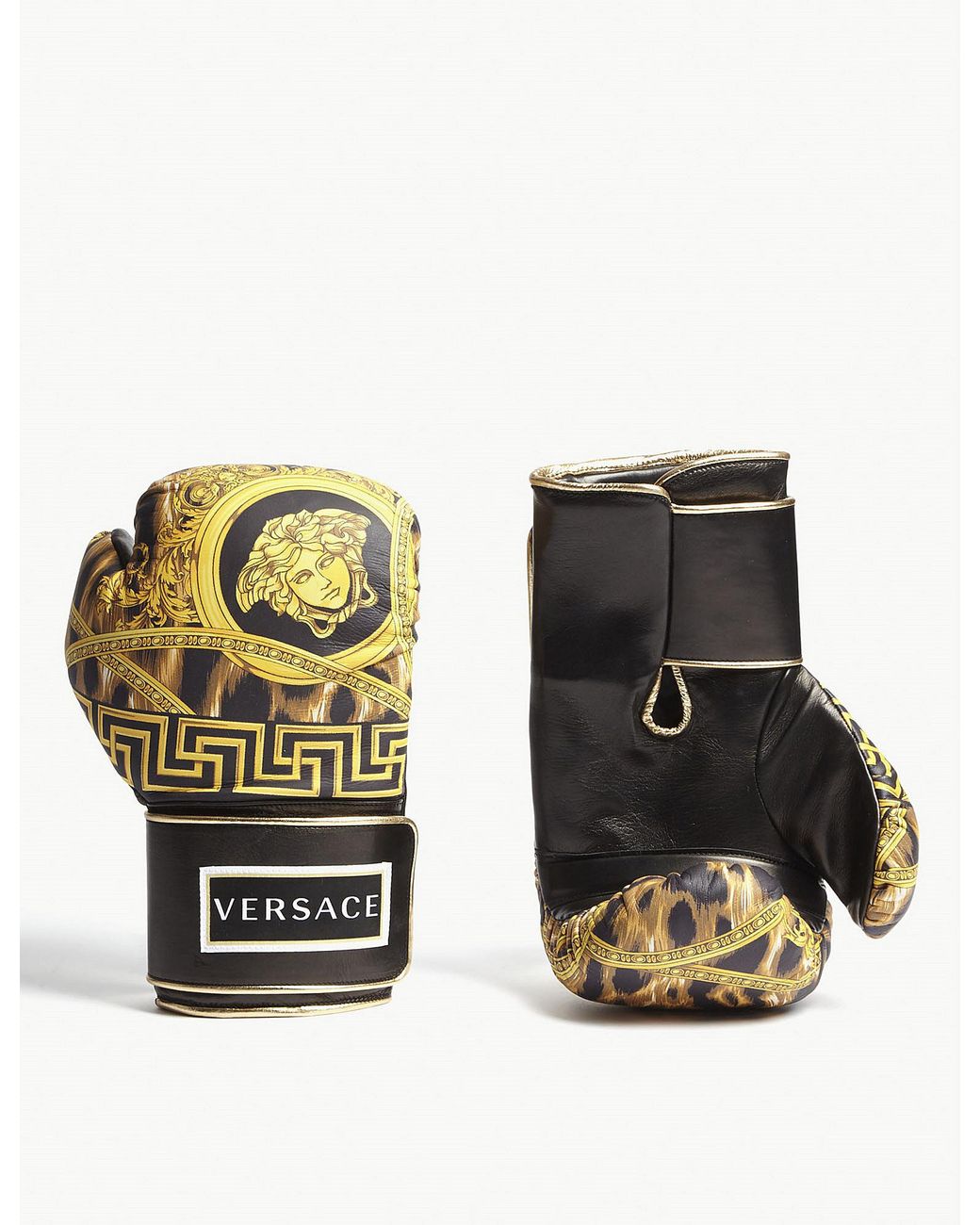 Versace Lamyland Leather Boxing Gloves for Men | Lyst