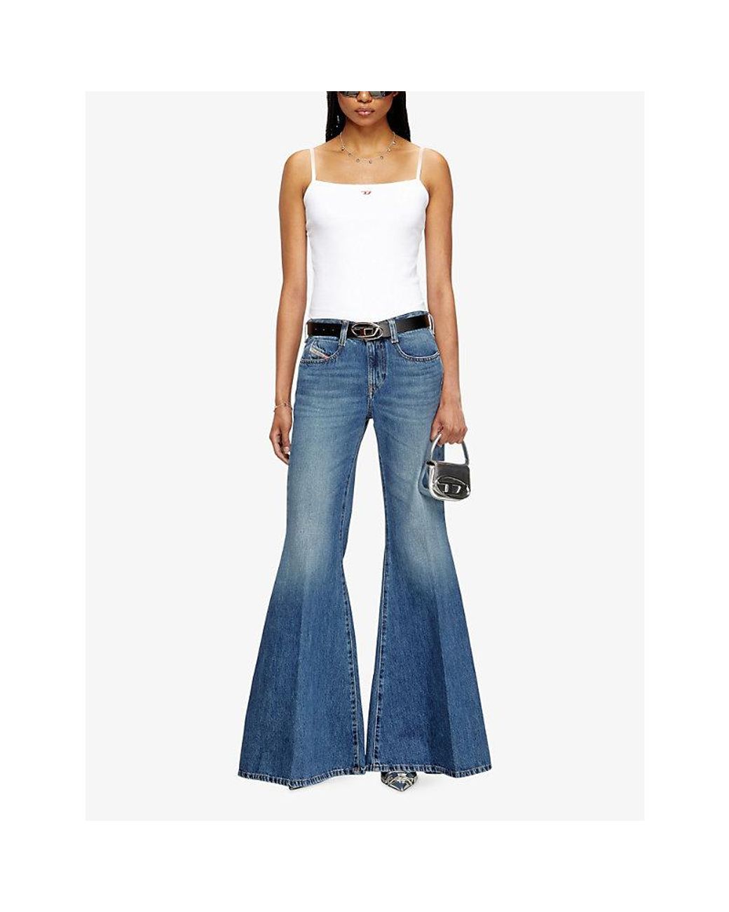 DIESEL Blue 1970 D-Bleess Flared Jeans