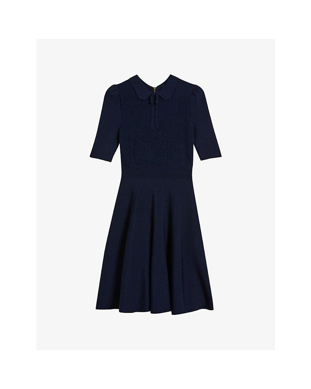 Ted baker blue lace dress deals