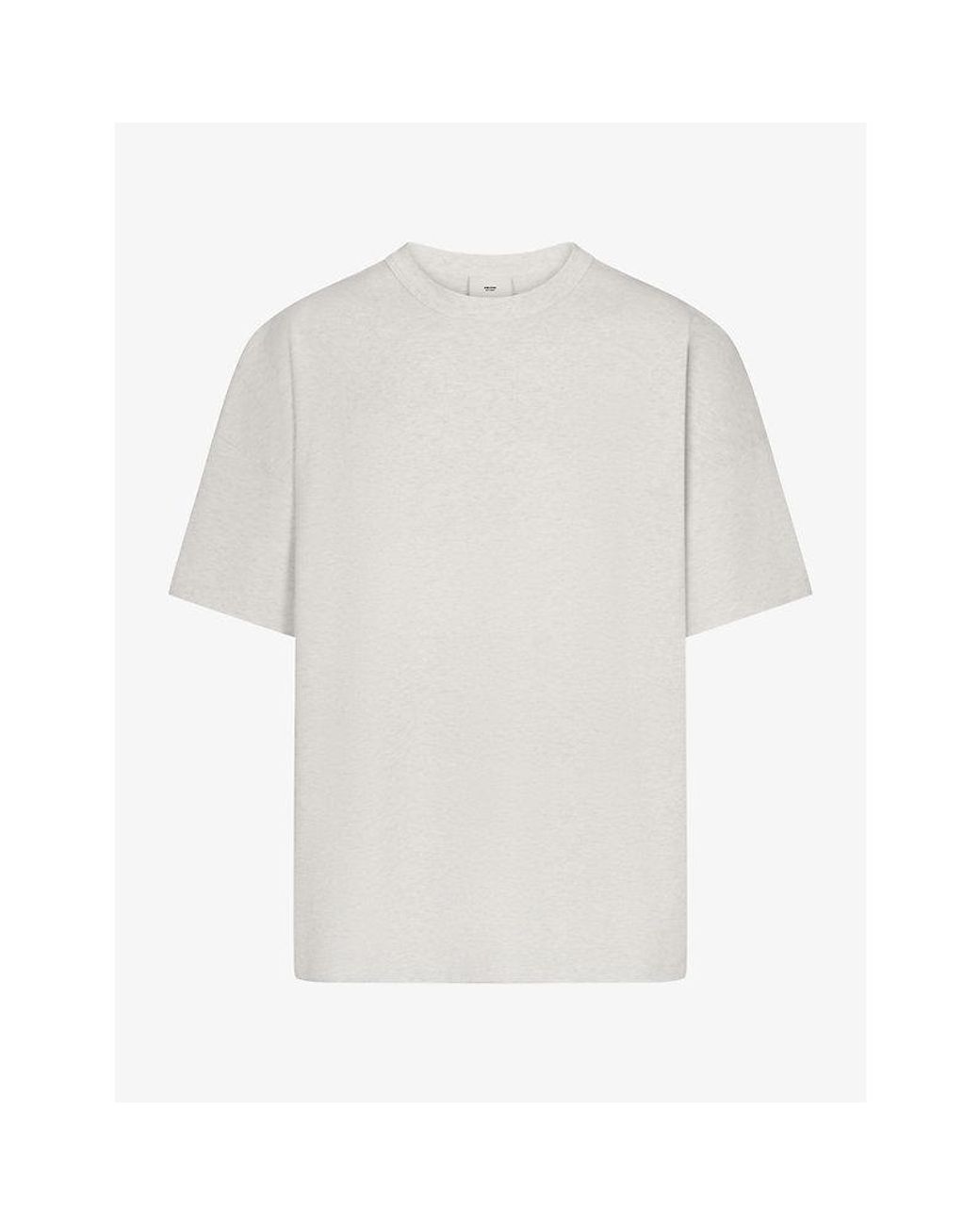 Skims White Jersey Lounge Relaxed T-Shirt for men