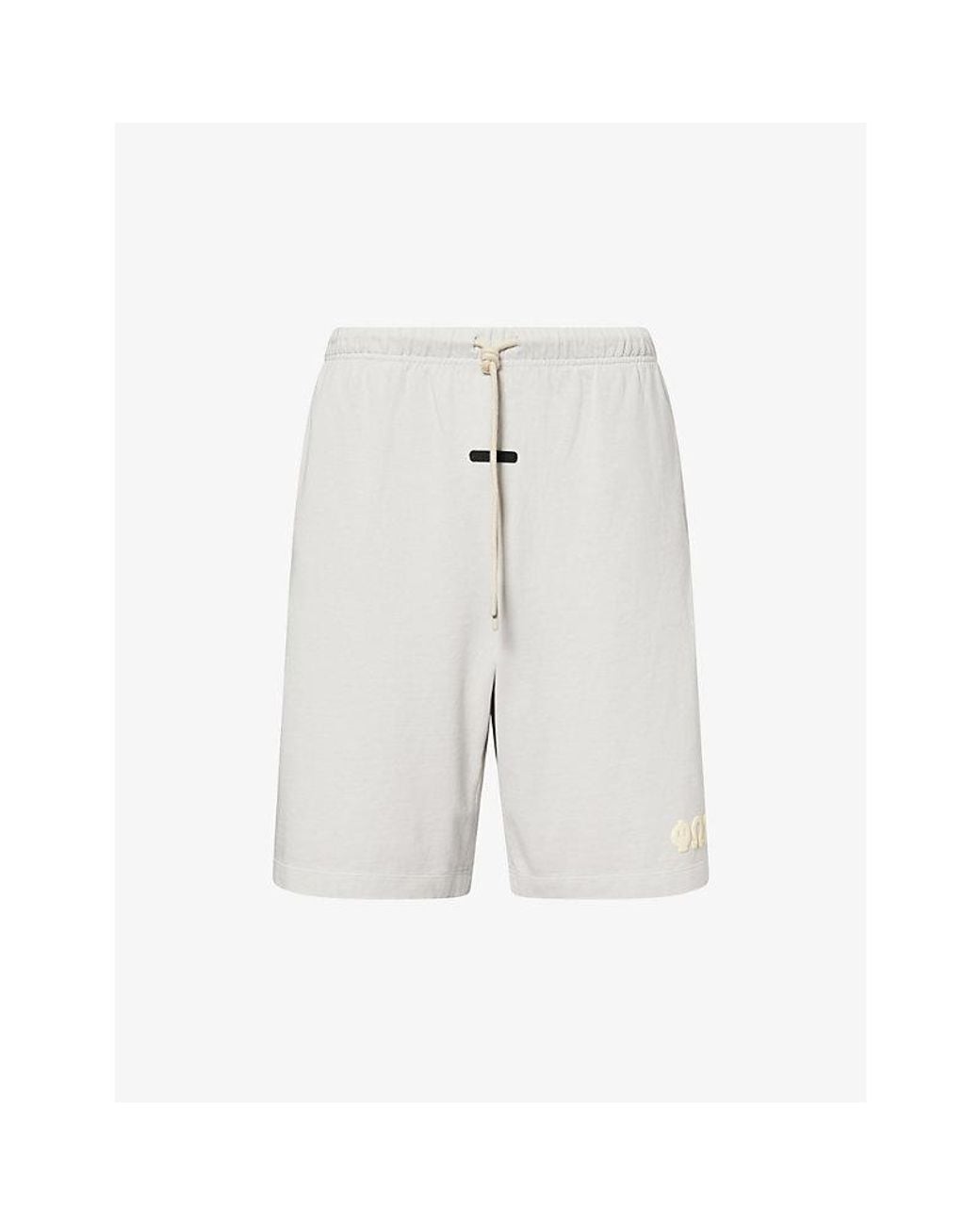 Fear Of God White 90's Logo-Print Cotton-Jersey Shorts for men