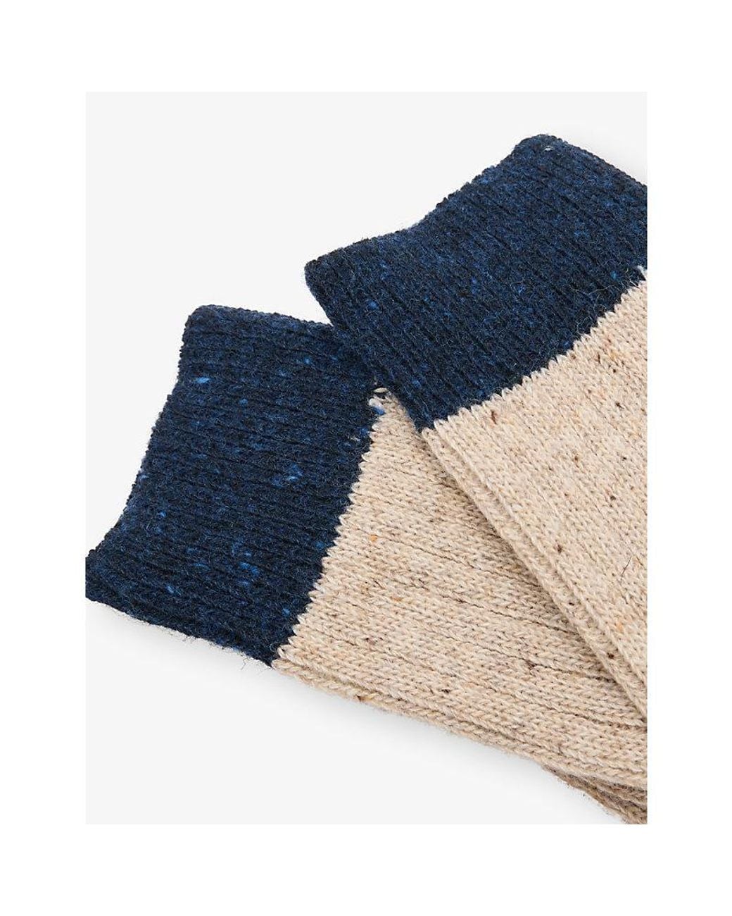 Barbour Natural Houghton Wool Blend Socks for men