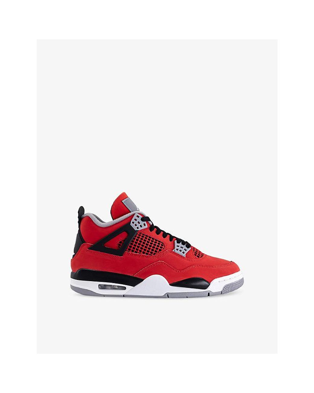 Nike Red Air Jordan 4 Toro Bravo Sneakers Fire for men