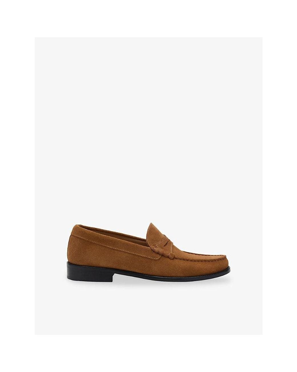 Whistles Brown Manny Suede Loafer