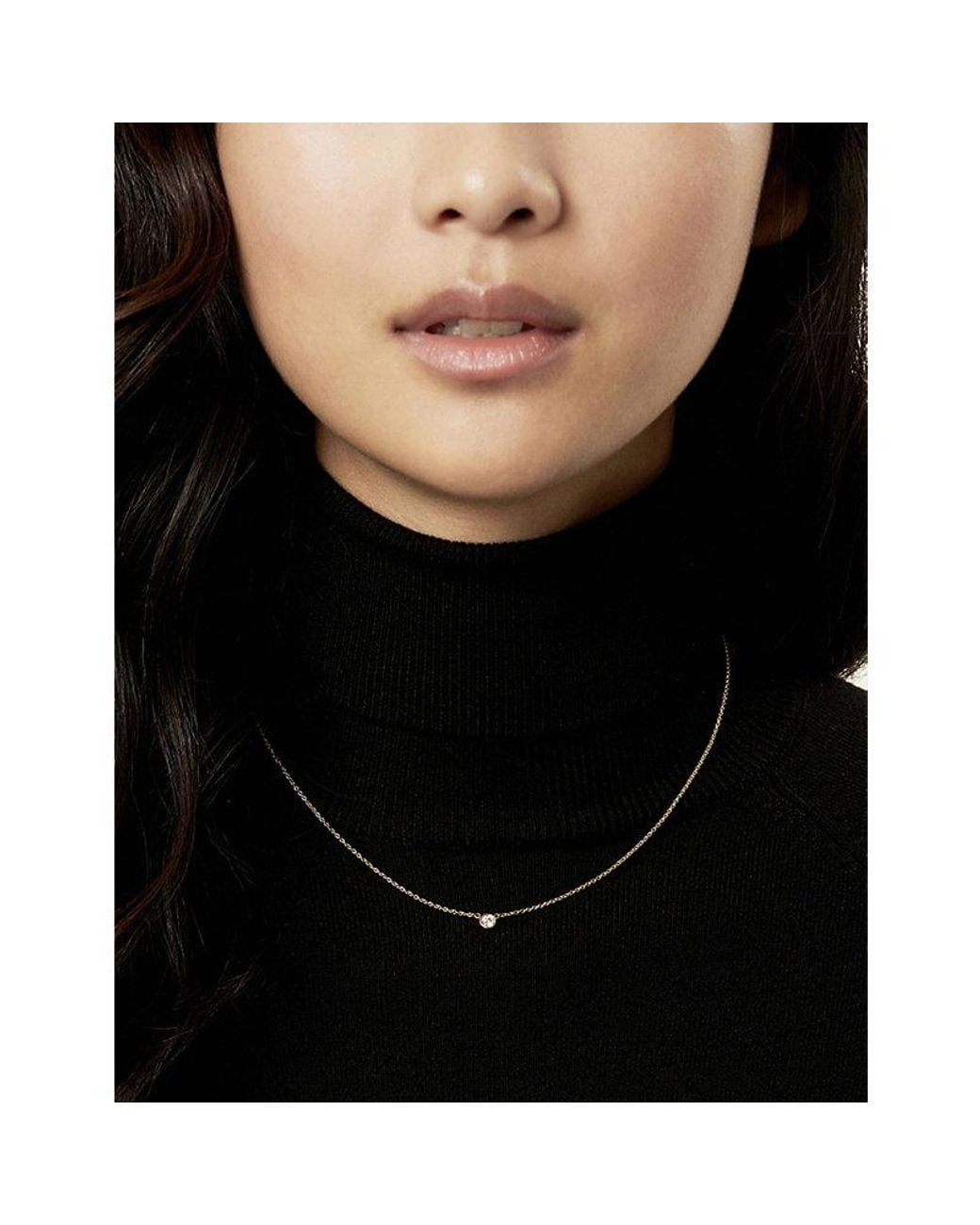 Tiffany & Co White Diamonds By The Yard 18Ct- And 0.12Ct Brilliant-Cut Diamond Pendant Necklace