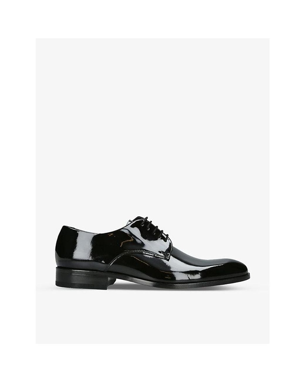 Loake Black Bow Leather Oxford Shoes for men
