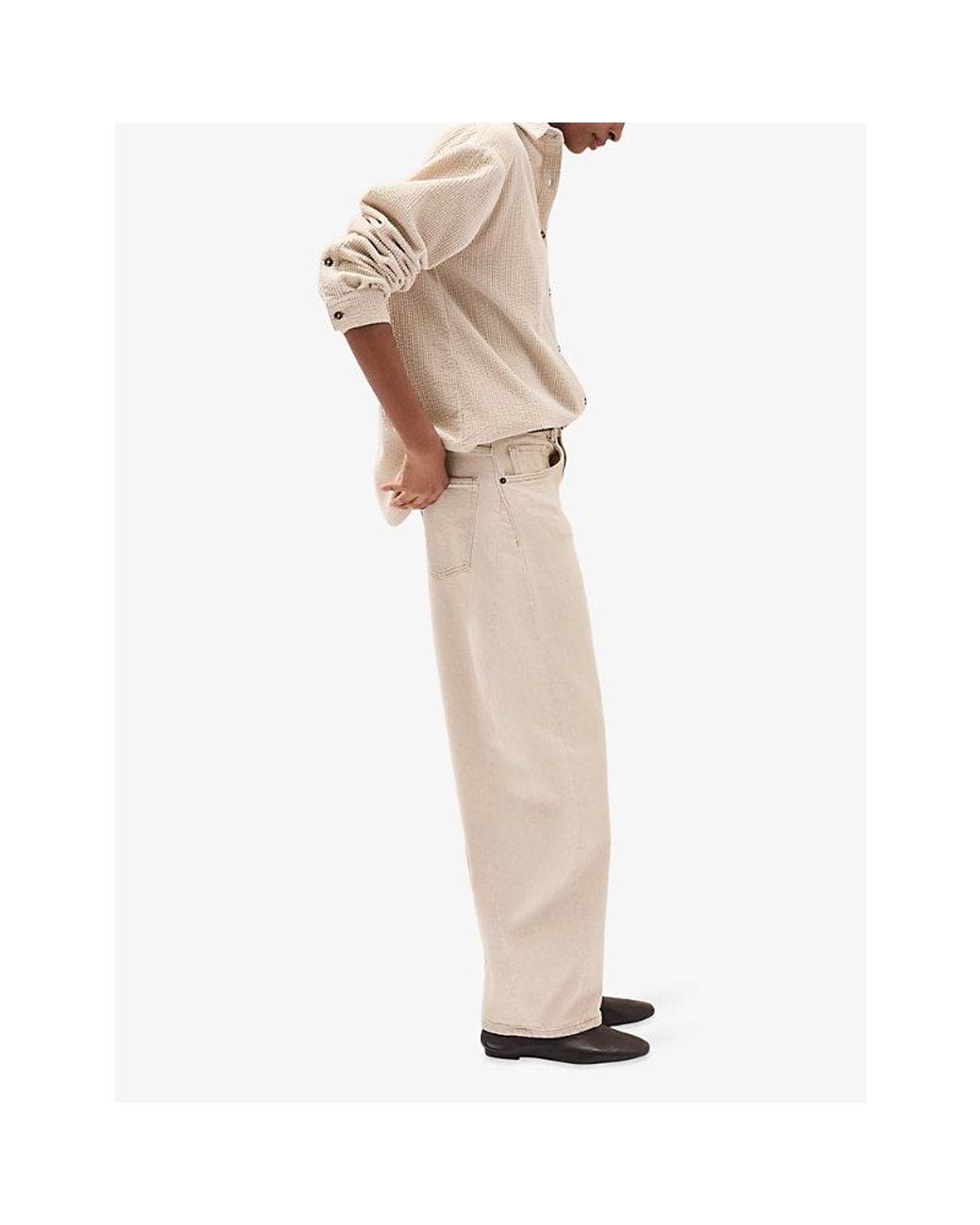 The White Company Natural Cord Relaxed-Fit Cotton Shirt
