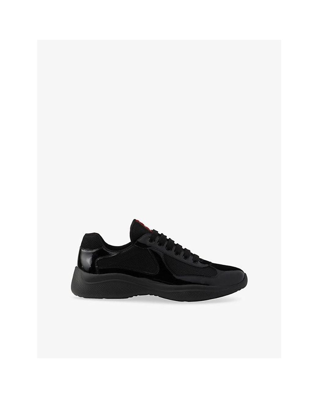 prada americas cup black patent