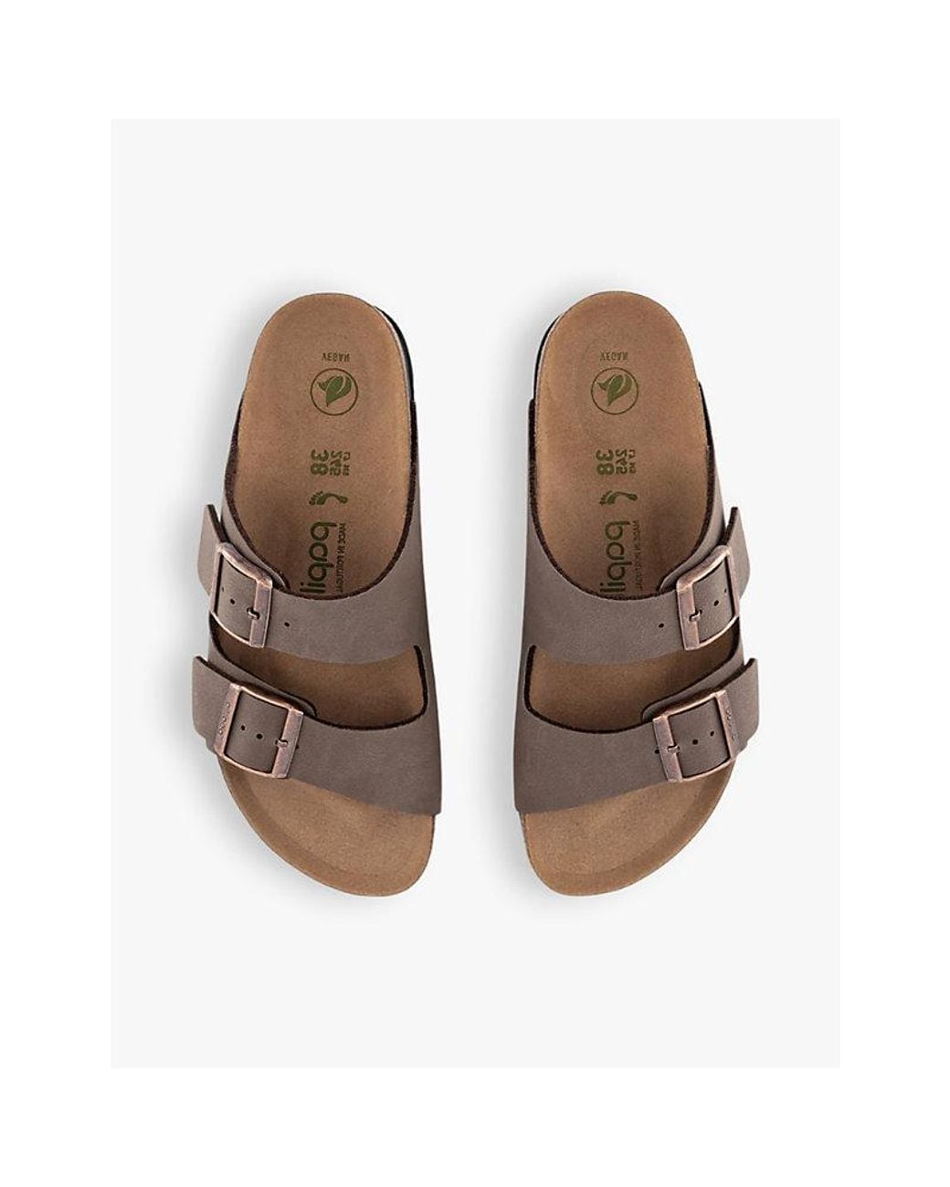 Birkenstock Brown Arizona Flex Platform Woven Sandals