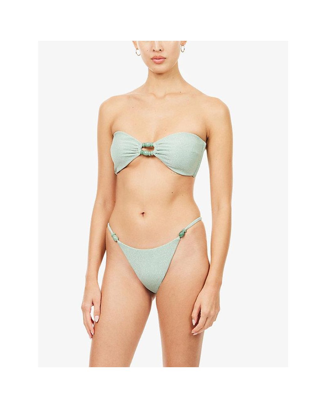 Devon Windsor Green Alina Bikini Bottom