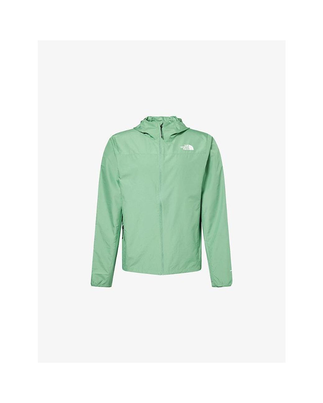 The North Face Green Fontanales Wind Breaker Shell Jacket for men
