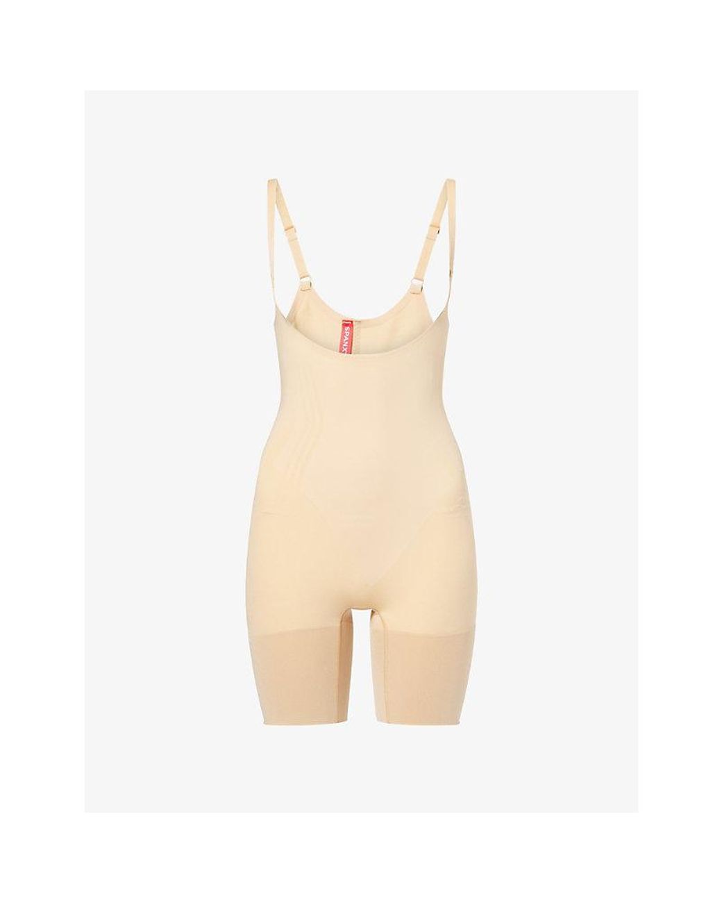 Spanx Natural Sculpt Gofigure Open-Bust Mid-Thigh Bodysuit