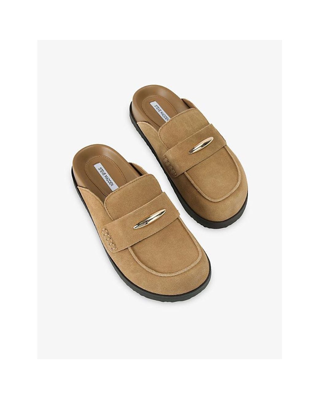 Steve Madden Brown Toryn Suede Mules