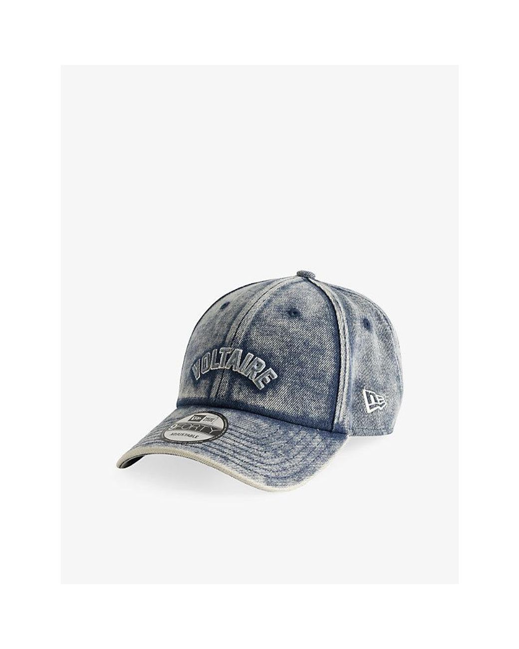 Zadig & Voltaire Blue X New Era Embroidered Denim Cap