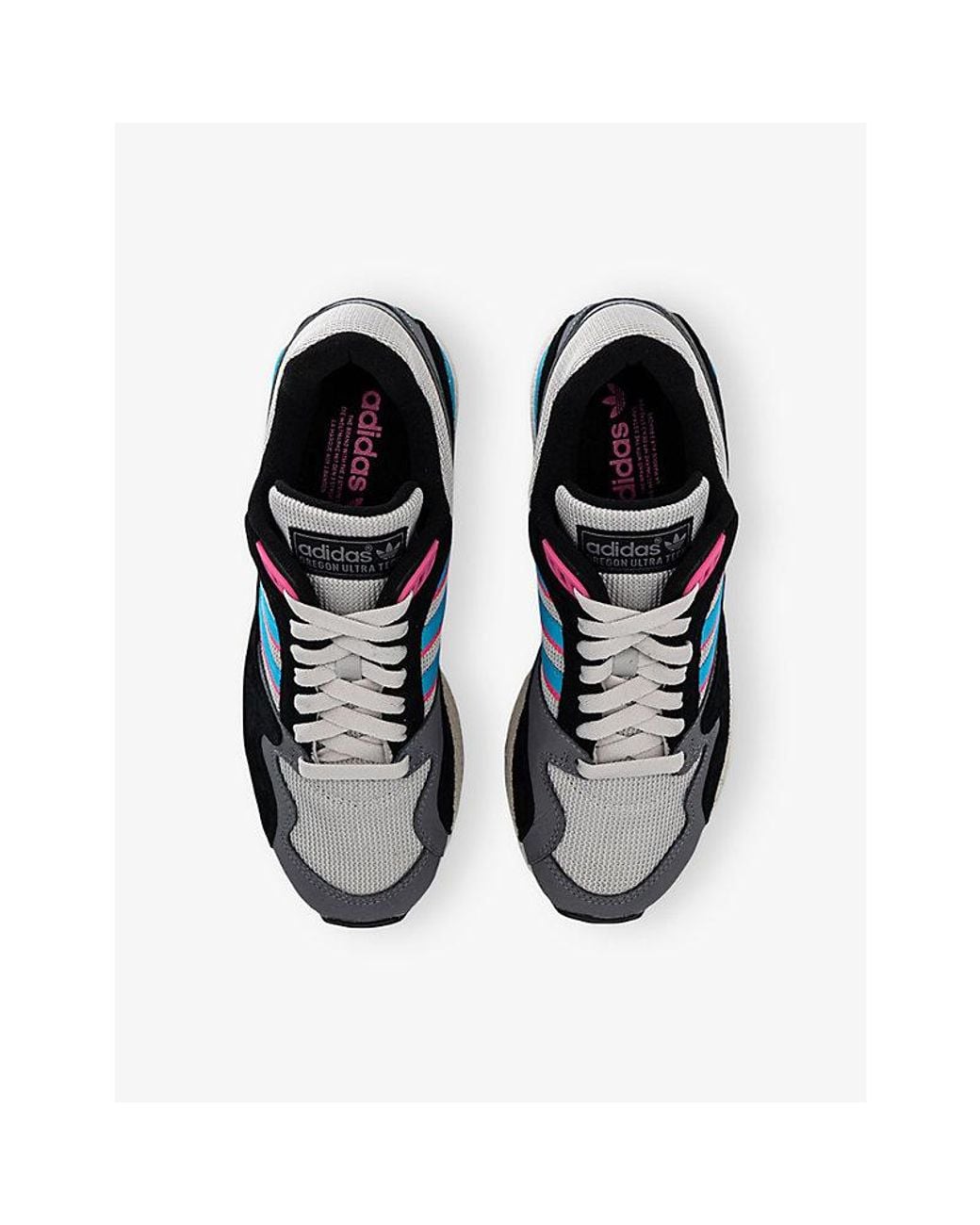 Adidas Blue Retro Running Sneakers for men